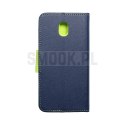 Kabura FANCY Book do SAMSUNG J5 2017 granatowo limonkowy