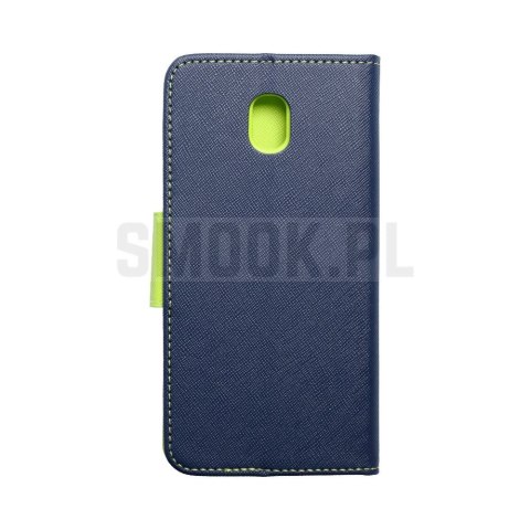 Kabura FANCY Book do SAMSUNG J5 2017 granatowo limonkowy Kabura FANCY Book do SAMSUNG J5 2017 granatowo limonkowy
