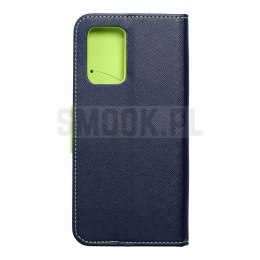 Kabura FANCY Book do XIAOMI Redmi 10 granatowo limonkowy