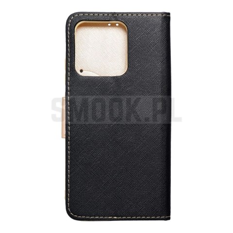 Kabura FANCY Book do XIAOMI Redmi 10a czarny / złoty Kabura FANCY Book do XIAOMI Redmi 10a czarny / złoty