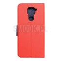Kabura FANCY Book do XIAOMI Redmi Note 9 czerwono granatowy