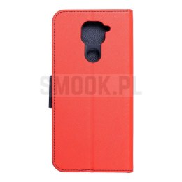 Kabura FANCY Book do XIAOMI Redmi Note 9 czerwono granatowy