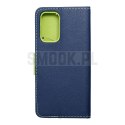 Kabura FANCY Book do SAMSUNG A23 5G granatowo limonkowy
