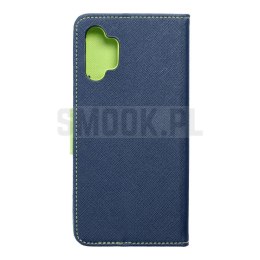 Kabura FANCY Book do SAMSUNG A32 5G granatowo limonkowy