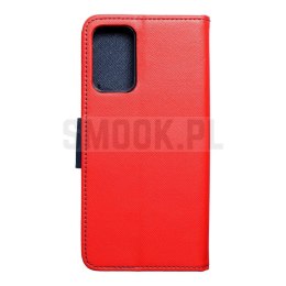 Kabura FANCY Book do SAMSUNG A72 LTE ( 4G ) czerwono granatowy