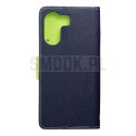 Kabura FANCY Book do XIAOMI Redmi 13c / POCO C65 granatowo limonkowy