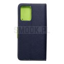 Kabura FANCY Book do XIAOMI Redmi Note 12 5G granatowo limonkowy