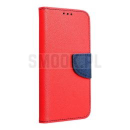 Kabura FANCY Book do MOTOROLA MOTO G14 czerwono granatowy