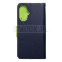 Kabura FANCY Book do REALME C55 granatowo limonkowy
