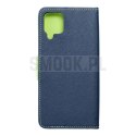 Kabura FANCY Book do SAMSUNG A12 granatowo limonkowy