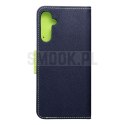 Kabura FANCY Book do SAMSUNG A15 5G granatowo limonkowy