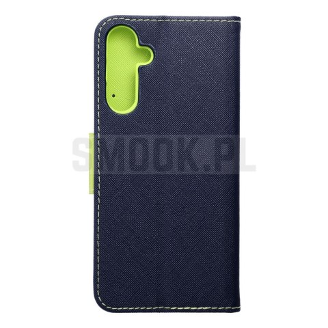 Kabura FANCY Book do SAMSUNG A25 5G granatowo limonkowy Kabura FANCY Book do SAMSUNG A25 5G granatowo limonkowy