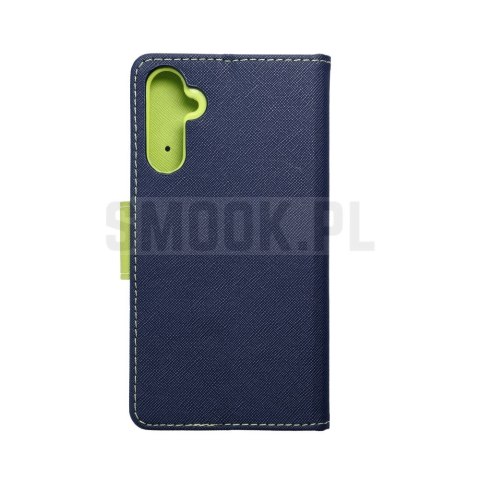 Kabura FANCY Book do SAMSUNG A34 5G granatowo limonkowy Kabura FANCY Book do SAMSUNG A34 5G granatowo limonkowy