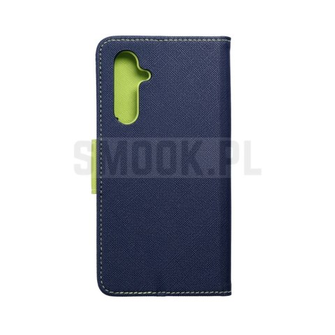 Kabura FANCY Book do SAMSUNG A54 5G granatowo limonkowy Kabura FANCY Book do SAMSUNG A54 5G granatowo limonkowy