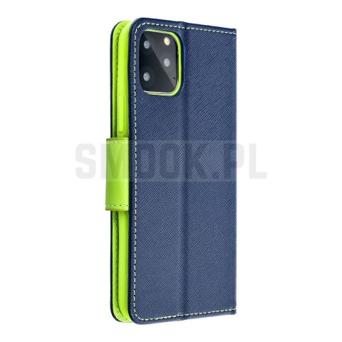 Kabura FANCY Book do SAMSUNG S23 FE granatowo limonkowy Kabura FANCY Book do SAMSUNG S23 FE granatowo limonkowy