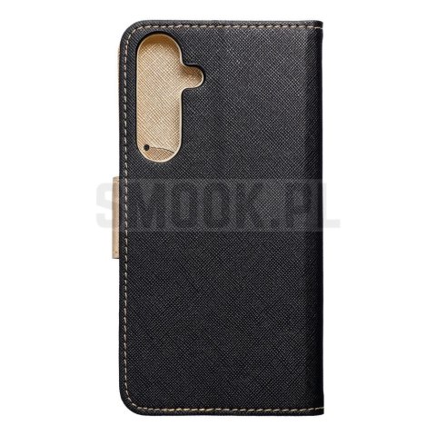 Kabura FANCY Book do SAMSUNG S24 Plus czarno złoty Kabura FANCY Book do SAMSUNG S24 Plus czarno złoty