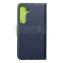 Kabura FANCY Book do SAMSUNG S24 Plus granatowo limonkowy