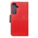 Kabura FANCY Book do SAMSUNG S24 czerwono granatowy