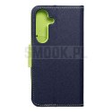 Kabura FANCY Book do SAMSUNG S24 granatowo limonkowy