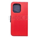 Kabura FANCY Book do XIAOMI Redmi Note 13 4G czerwono granatowy