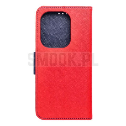 Kabura FANCY Book do XIAOMI Redmi Note 13 Pro 4G czerwono granatowy Kabura FANCY Book do XIAOMI Redmi Note 13 Pro 4G czerwono granatowy