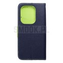 Kabura FANCY Book do XIAOMI Redmi Note 13 Pro 4G granatowo limonkowy