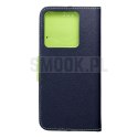 Kabura FANCY Book do XIAOMI Redmi Note 13 Pro 5G granatowo limonka