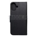 Kabura FANCY Book do IPHONE 16 Plus czarny
