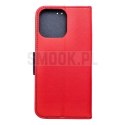 Kabura FANCY Book do IPHONE 16 Pro Max czerwono granatowy