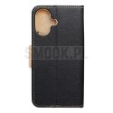 Kabura FANCY Book do IPHONE 16 czarno złoty