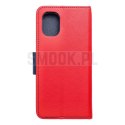 Kabura FANCY Book do MOTOROLA MOTO G55 5G czerwono granatowy