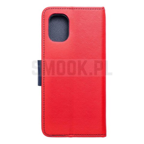 Kabura FANCY Book do MOTOROLA MOTO G55 5G czerwono granatowy Kabura FANCY Book do MOTOROLA MOTO G55 5G czerwono granatowy