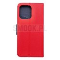 Kabura FANCY Book do MOTOROLA MOTO G75 czerwono granatowy