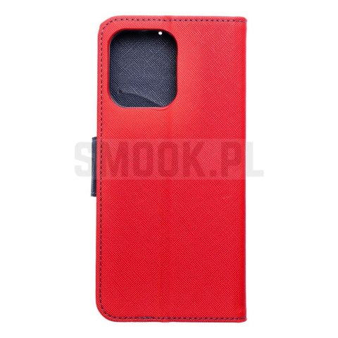 Kabura FANCY Book do MOTOROLA MOTO G75 czerwono granatowy Kabura FANCY Book do MOTOROLA MOTO G75 czerwono granatowy