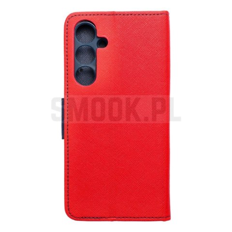 Kabura FANCY Book do SAMSUNG S24 FE czerwono granatowy Kabura FANCY Book do SAMSUNG S24 FE czerwono granatowy