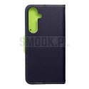 Kabura FANCY Book do SAMSUNG S25 Plus granatowo limonkowy