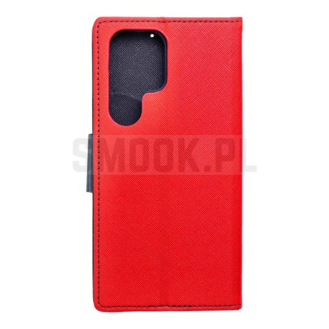 Kabura FANCY Book do SAMSUNG S25 Ultra czerwono granatowy Kabura FANCY Book do SAMSUNG S25 Ultra czerwono granatowy