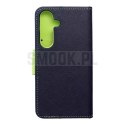 Kabura FANCY Book do SAMSUNG S25 granatowo limonkowy