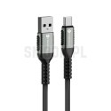 FORCELL F-ENERGY C256 kabel USB A do Typ C QC3.0 3A 66W Cafule 3 m czarny