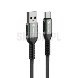 FORCELL F-ENERGY C256 kabel USB A do Typ C QC3.0 3A 66W Cafule 3 m czarny