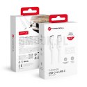 FORCELL F-ENERGY C338 kabel Typ C do Typ C PD QC4.0 3A 60W 0,5 m biały