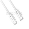 FORCELL F-ENERGY C338 kabel Typ C do Typ C PD QC4.0 3A 60W 2 m biały