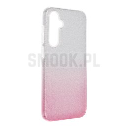 Futerał SHINING do SAMSUNG S23 FE transparentny różowy