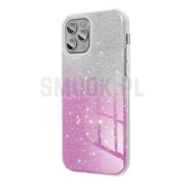 Futerał SHINING do SAMSUNG S23 FE transparentny różowy