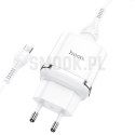 HOCO ładowarka sieciowa USB A + kabel USB A do Micro USB QC3.0 3A 18W N3 biała
