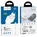 HOCO ładowarka sieciowa USB A + kabel USB A do Micro USB QC3.0 3A 18W N3 biała