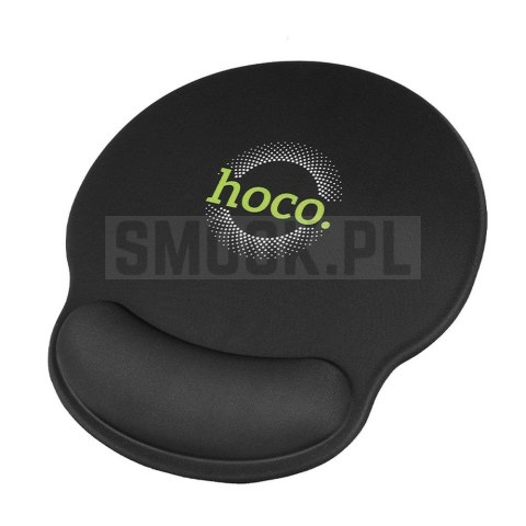 HOCO podkładka pod mysz ze wsparciem dla nadgarstka GM30 czarna HOCO podkładka pod mysz ze wsparciem dla nadgarstka GM30 czarna