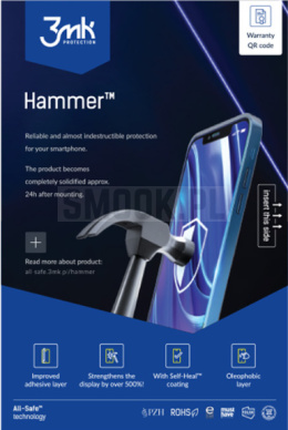 FOLIA HYDROŻELOWA 3MK HAMMER - DO IOS