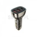 WiWU - Ładowarka samochodowa Wi-QC013 90W PD+QC 2x USB A + USB C