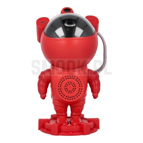 Projektor gwiazd astronauta z głośnikiem bluetooth X2502 czerwony Projektor gwiazd astronauta z głośnikiem bluetooth X2502 czerwony